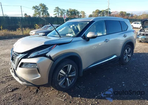 2021 Nissan Rogue Sl Intelligent Awd из США, поврежденный, VIN JN8AT3CB7MW241474